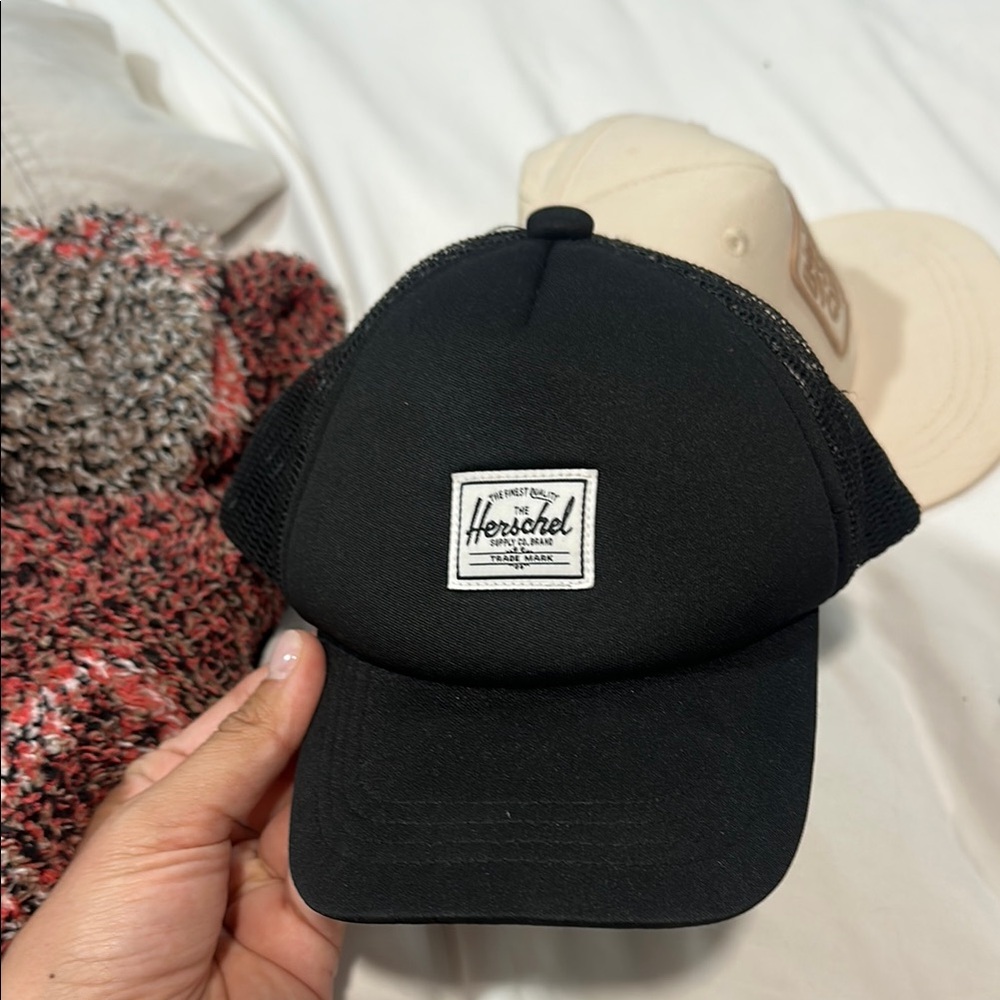 Herschel Black Mesh Cap